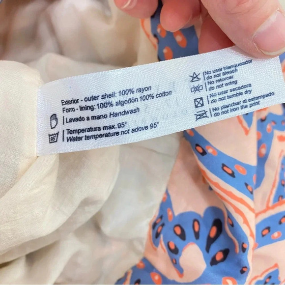 ATELIER 17.56 long maxi 100% cotton dress Sz Small - Picture 10 of 10